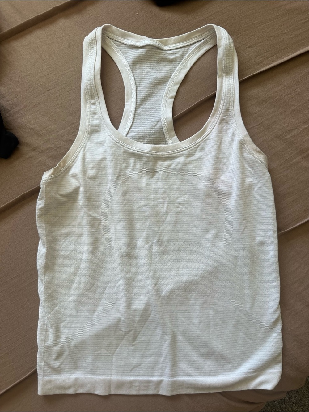 lululemon athletica White Racerback Tank Top
